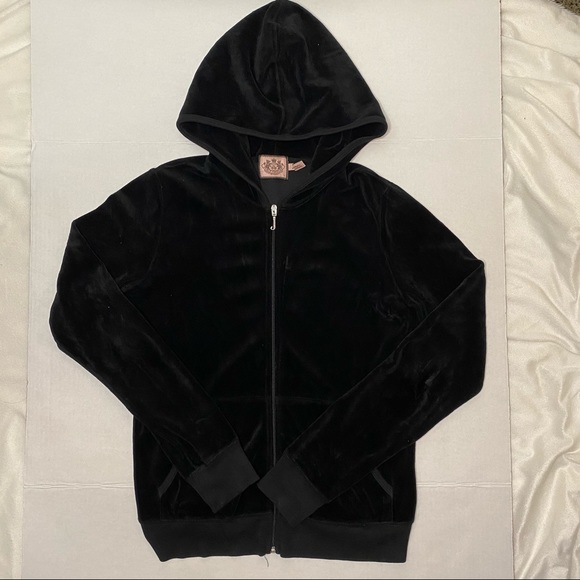 Juicy Couture Jackets & Blazers - Juicy Couture Velour Zip-Up Sweater